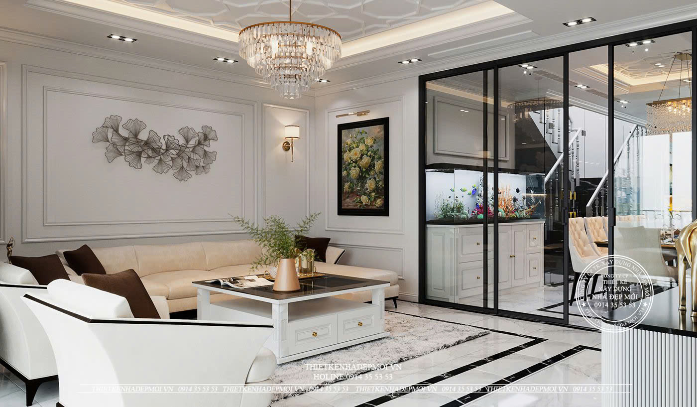 Nội thất biệt thự sân vườn mái nhật