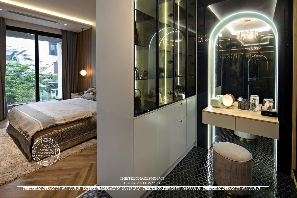 Bàn giao mẫu nhà phố 2 tầng phong cách hiện đại