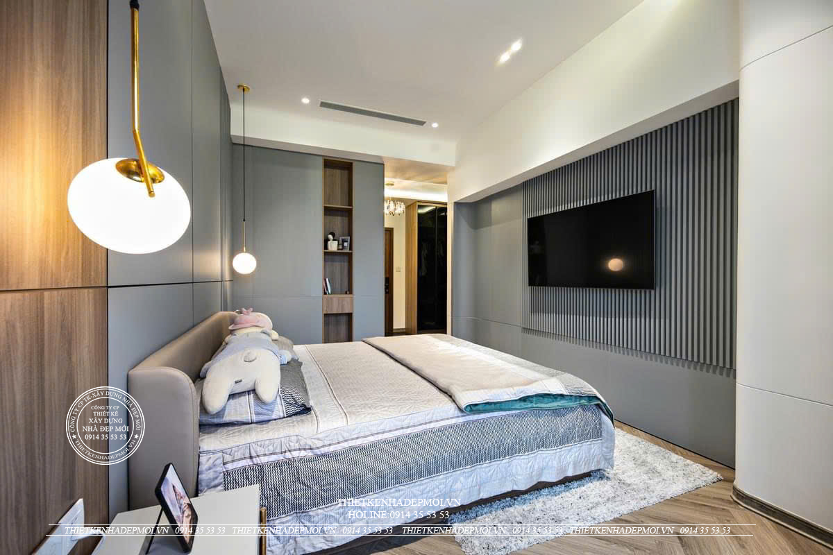 Bàn giao mẫu nhà phố 2 tầng phong cách hiện đại