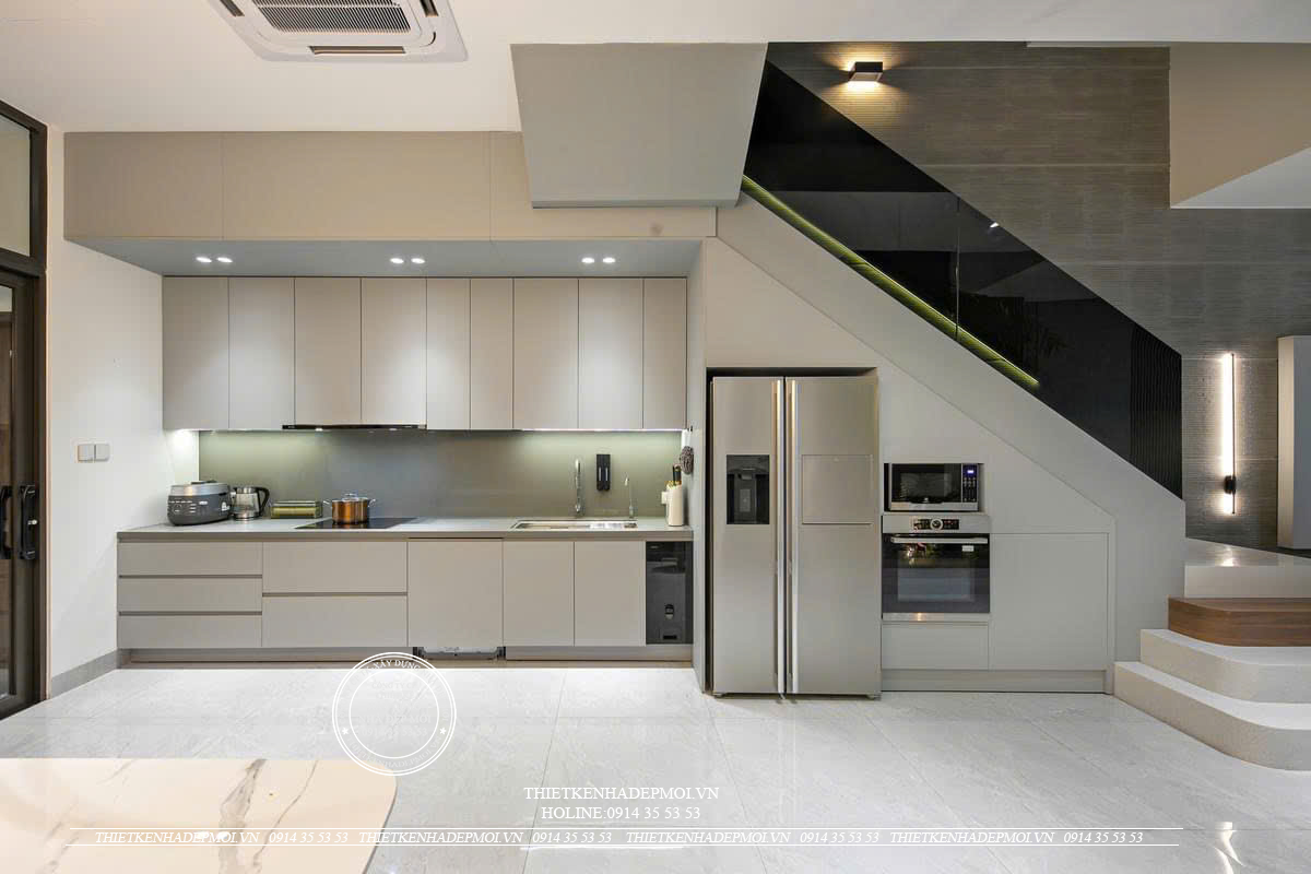 Bàn giao mẫu nhà phố 2 tầng phong cách hiện đại