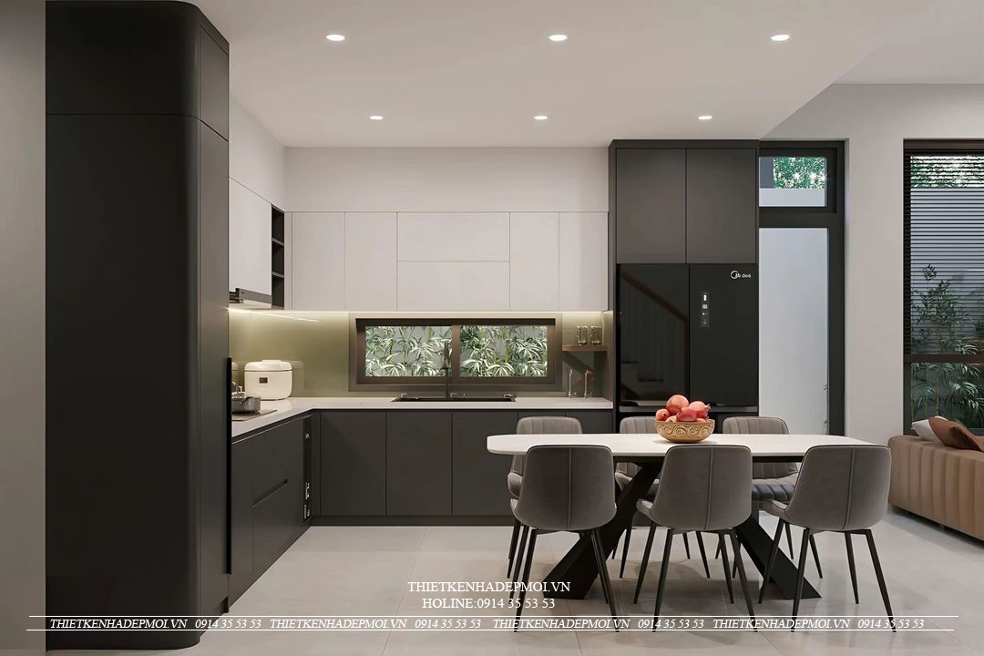Nội thất cho mẫu nhà phố hiện đại - đơn giản nhưng vẫn sang trọng
