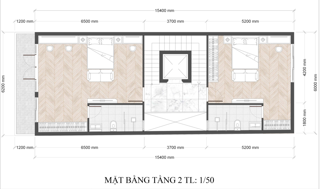 Mẫu biệt thự phố 3 tầng tân cổ điển - vẻ đẹp thanh lịch giữa lòng đô thị