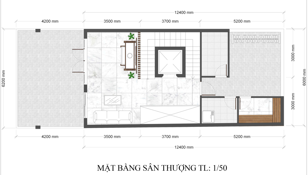 Mẫu biệt thự phố 3 tầng tân cổ điển - vẻ đẹp thanh lịch giữa lòng đô thị