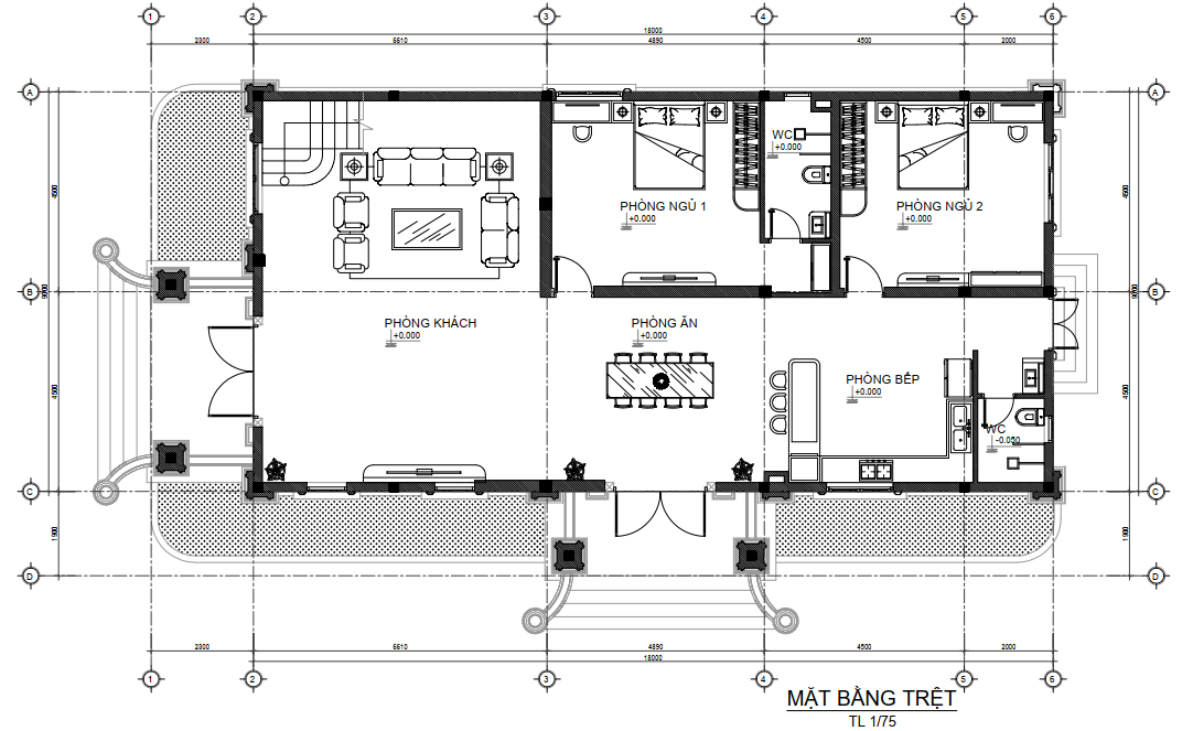 Biệt thự 2 tầng tân cổ điển - vẻ đẹp sang trọng và đẳng cấp vượt thời gian