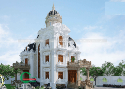 Biệt thự 3 tầng phong cách cổ điển đẳng cấp tuyệt đẹp