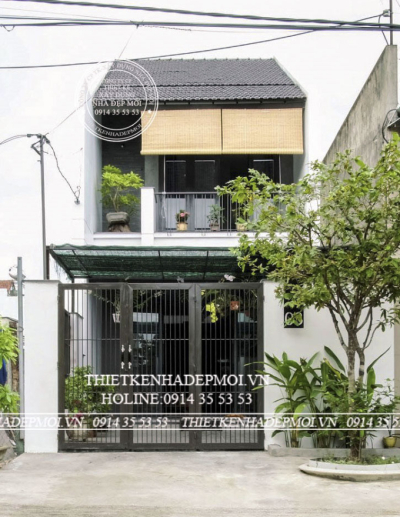 Hình ảnh thực tế nhà phố 2 tầng đẹp
