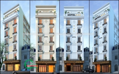 Mẫu thiết kế khách sạn mặt tiền 8m 6 tầng 3 mini anh dũng - msks6t4632