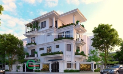 Mẫu biệt thự tân cổ điển 3 tầng đẹp và độc đáo