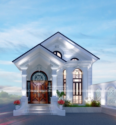 Mẫu nhà mái thái đẹp nhà anh cường ở long an