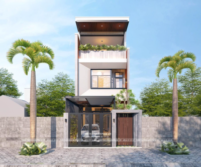 Mẫu nhà phố 1 trệt 2 lầu đẹp nhất