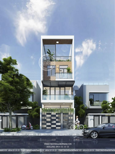 Mẫu nhà phố hiện đại 3 tầng anh bình, quận 5, tp.hcm
