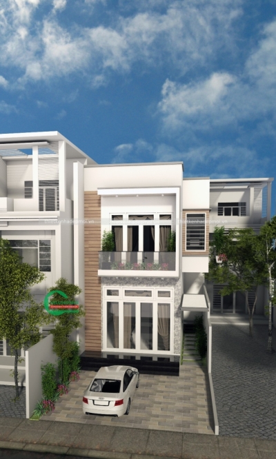 Mẫu nhà phố hiện đại đẹp 2 tầng tại biên hòa.