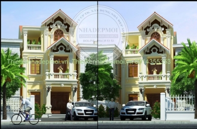 Mẫu nhà mái thái đẹp 3 tầng tiện nghi