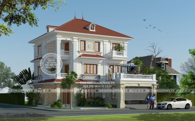 Mẫu thiết kế biệt thự hiện đại 3 tầng vạn người mê