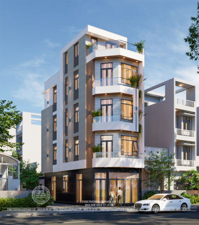 Nhà phố hiện đại kết hợp kinh doanh anh minh-bình tân