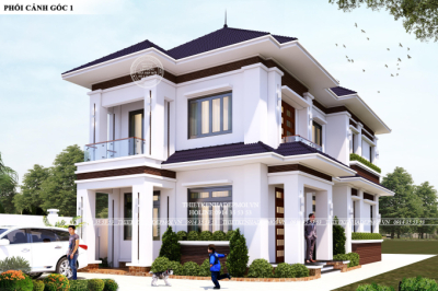 Thiết kế biệt thự hiện đại 2 tầng của gia đình anh bảo quận 12