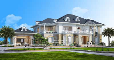 Thiết kế biệt thự sân vườn 2 tầng đẹp nhà anh thiên ở vĩnh long